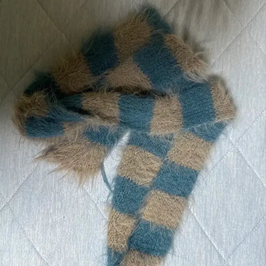 [BUNJANG] Angora Patterned Muffler / 앙고라 패턴 머플러