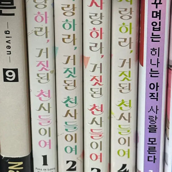 [BUNJANG] Love and Lies Manga Volumes 1-4 / 사랑하라 거짓된 천사들이여 만화책 1~4권