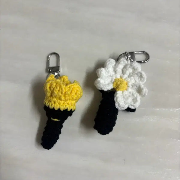 [BUNJANG] Bigbang Lightstick Crochet Keychain Bundle Set / 빅뱅 응원봉 뜨개키링
