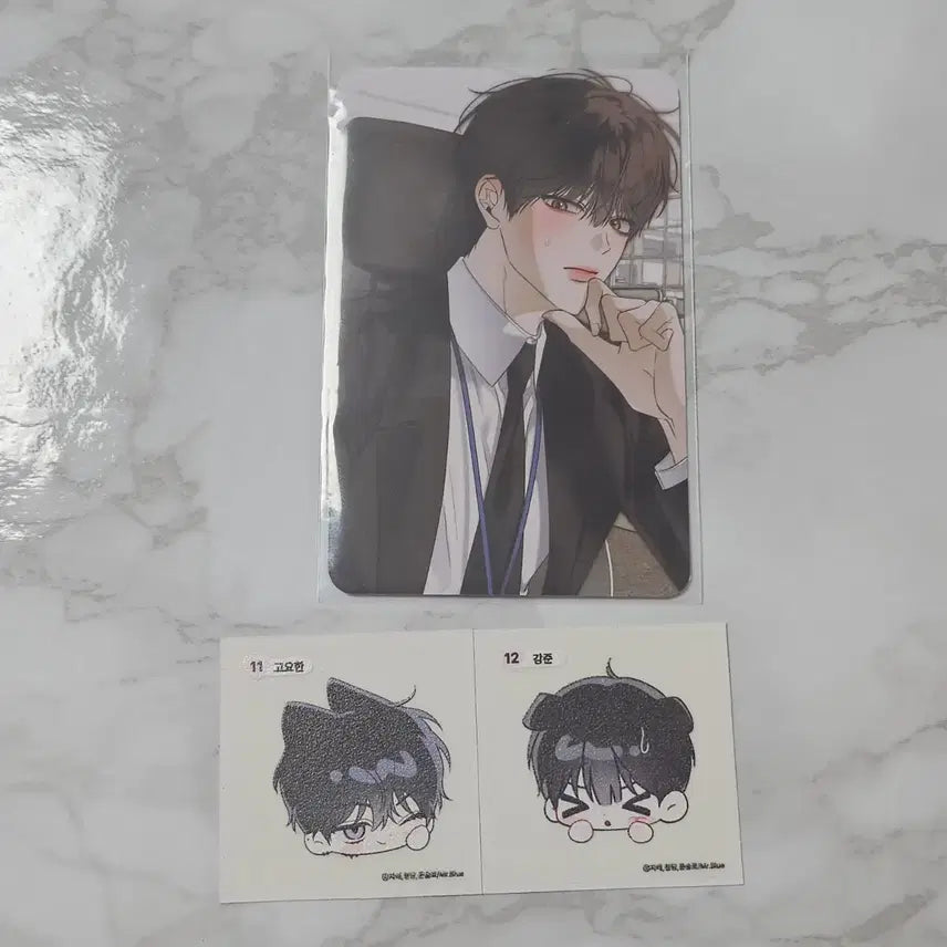 [BUNJANG] Mable Company "Eighteen's Bed" Tk-seal + Photocard Bundle Set / 미블컴퍼니 열여덟의침대 열침 띠부씰 + 포카 일괄
