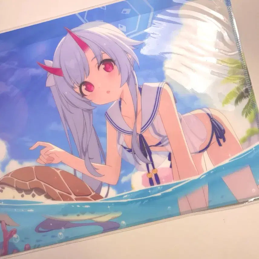 [BUNJANG] Blue Archive Swimsuit Chise Official L-Sized Clear File / 블아 블루아카이브 수영복 치세 수치세 공식 L자파일