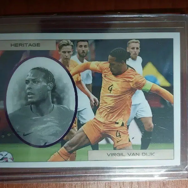 [BUNJANG] Futera Virgil van Dijk 29-Card Limited Edition Error Soccer Card / 퓨테라 버질 반다이크 29장 한정 에러카드 축구카드