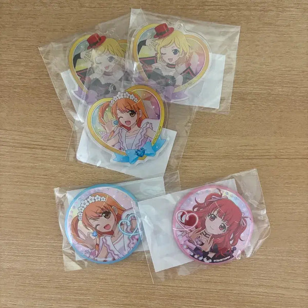 [BUNJANG] Prism Stone Marukuji Keyring & Badge Bundle Set / 프리즘스톤 마루쿠지 키링 뱃지 일괄판매