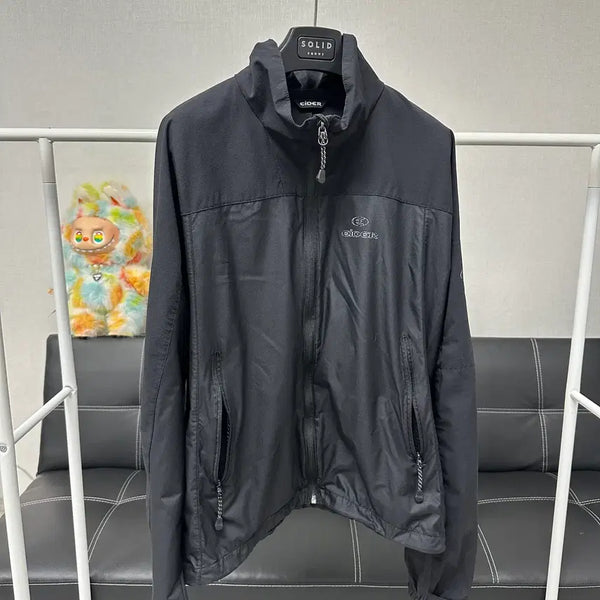 [BUNJANG] Eider Black Windbreaker Jacket (Size 110) / 사이즈 110) 아이더 블랙 바람막이 자켓