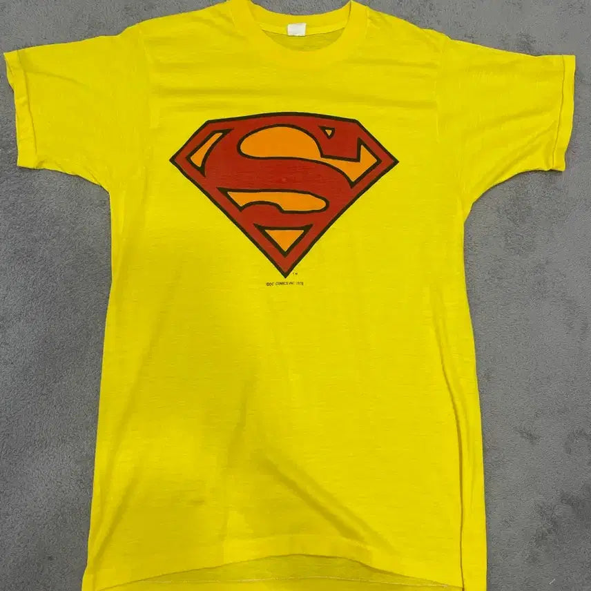 [BUNJANG] 1978 Original Superman: The Movie DC Comics Archive T-Shirt / 70s 1978 오리지널 슈퍼맨 무비 티셔츠 dc comics 아카이브