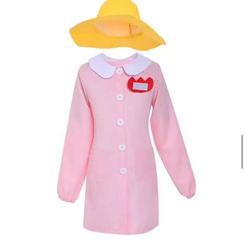 [BUNJANG] Kindergarten Student Cosplay Costume Set / 원아복 유치원생 코스프레 핑크 S