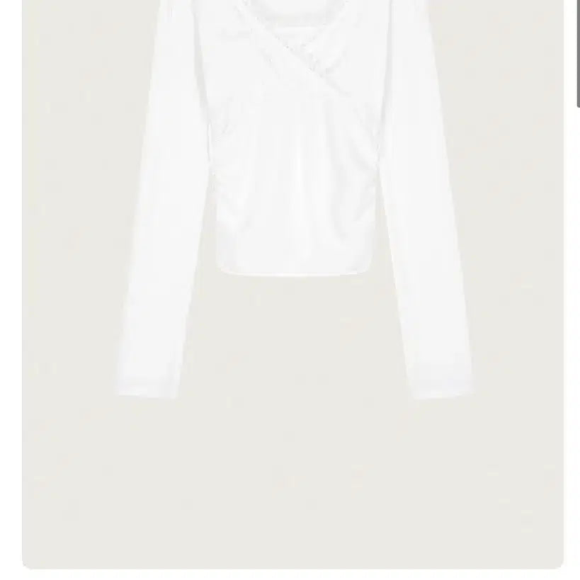 [BUNJANG] Clissier Vivian Ballet Lace Top White / (텍O,새상품)클리시어 비비안 발레 레이스 탑 화이트