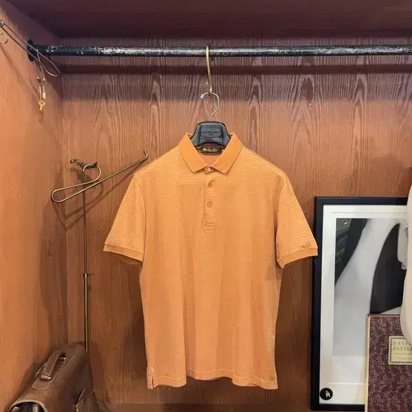 [BUNJANG] Loro Piana Cotton Polo T-Shirt / 로로피아나 폴로 티셔츠 100