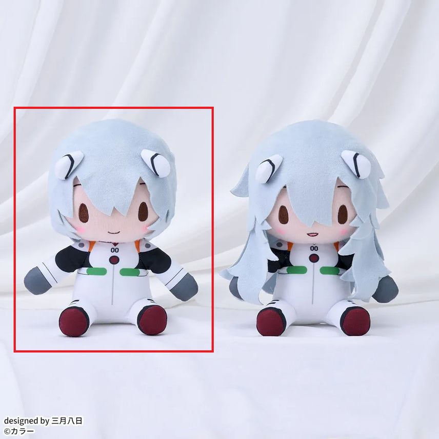 [BUNJANG] Evangelion Rei Ayanami (Short Hair) FuwaPuchi Plush Doll (Sealed) Approx. 22cm / 미개봉) 에반게리온 후와푸치 레이(단발) 인형 약 22cm
