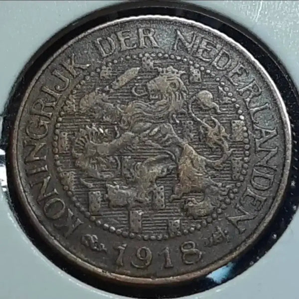 [BUNJANG] Netherlands 1918 1 Cent Coin / 네델란드 1918년 1센트.외국주화 주화 화폐 동전