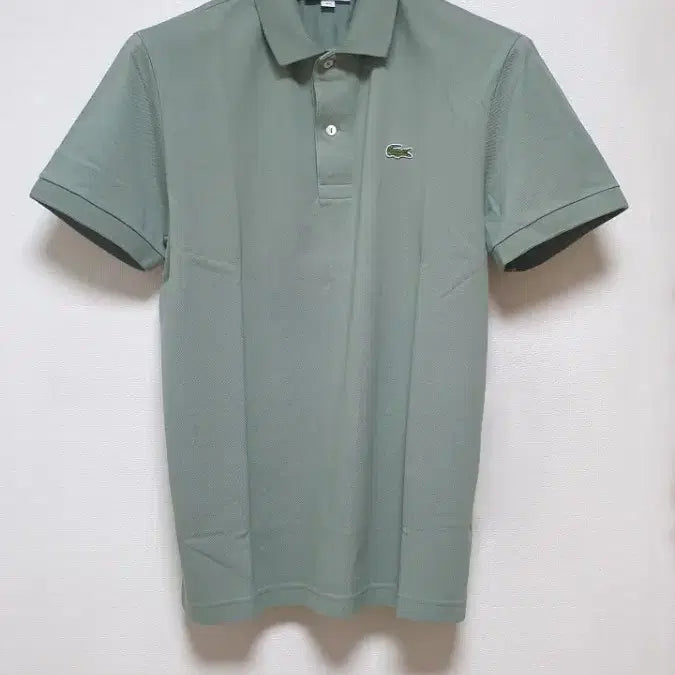 [BUNJANG] Lacoste French Regular Fit Basic Polo Shirt Sage Green / 라코스테 프렌치레귤러핏 베이직 폴로셔츠 4사이즈 세이지 그린