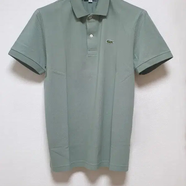 [BUNJANG] Lacoste French Regular Fit Basic Polo Shirt Sage Green / 라코스테 프렌치레귤러핏 베이직 폴로셔츠 4사이즈 세이지 그린
