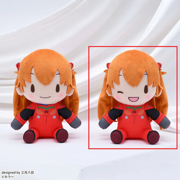 [BUNJANG] Evangelion Fuwafuwayu Asuka (Smiling Eyes) Plush Doll Approx. 22cm / 미개봉) 에반게리온 후와푸치 아스카(눈웃음) 인형 약 22cm