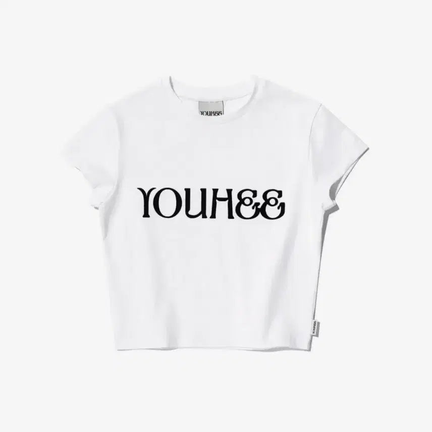 [BUNJANG] YOOHEE Big Logo Crop Tee / 유희 빅로고 크롭티