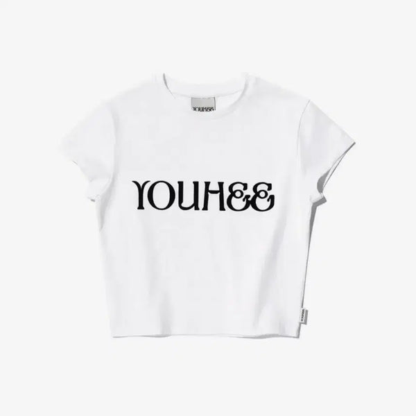 [BUNJANG] YOOHEE Big Logo Crop Tee / 유희 빅로고 크롭티