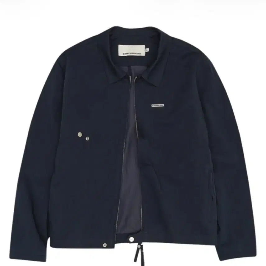 [BUNJANG] The Vinyl House Two-Way Zip Single Jacket Navy / 더바이닐하우스 투웨이 집 싱글 자켓 네이비