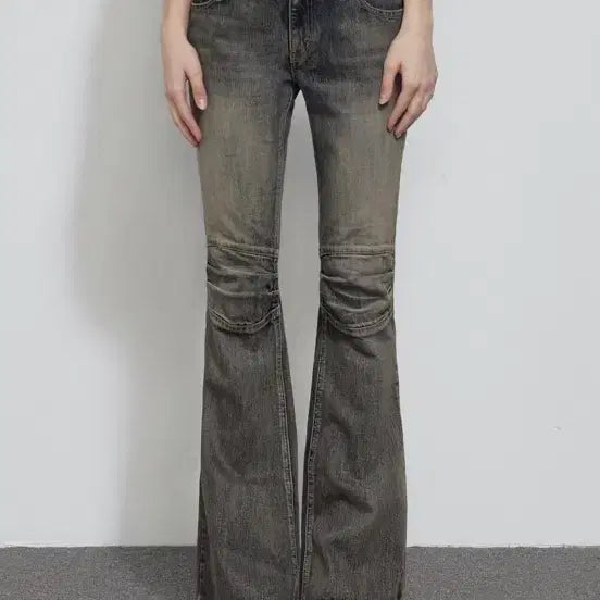 [BUNJANG] Bohemian Seoul Knee Point Vintage Bootcut Jeans L / 보헤미안서울 knee point vintage bootcut L