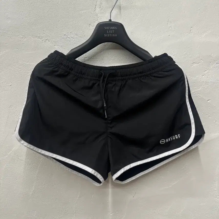[BUNJANG] Henne's Women's Black Training Shorts (Size 55-66) / 헨어스 여 반바지 블랙/추리닝/쇼츠 55-66