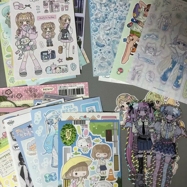 [BUNJANG] 41-Piece Random Sticker Bundle (Domestic Artists) / 랜덤 스티커 41장 처분합니다 다꾸처분 스티커처분 원가이하 일괄