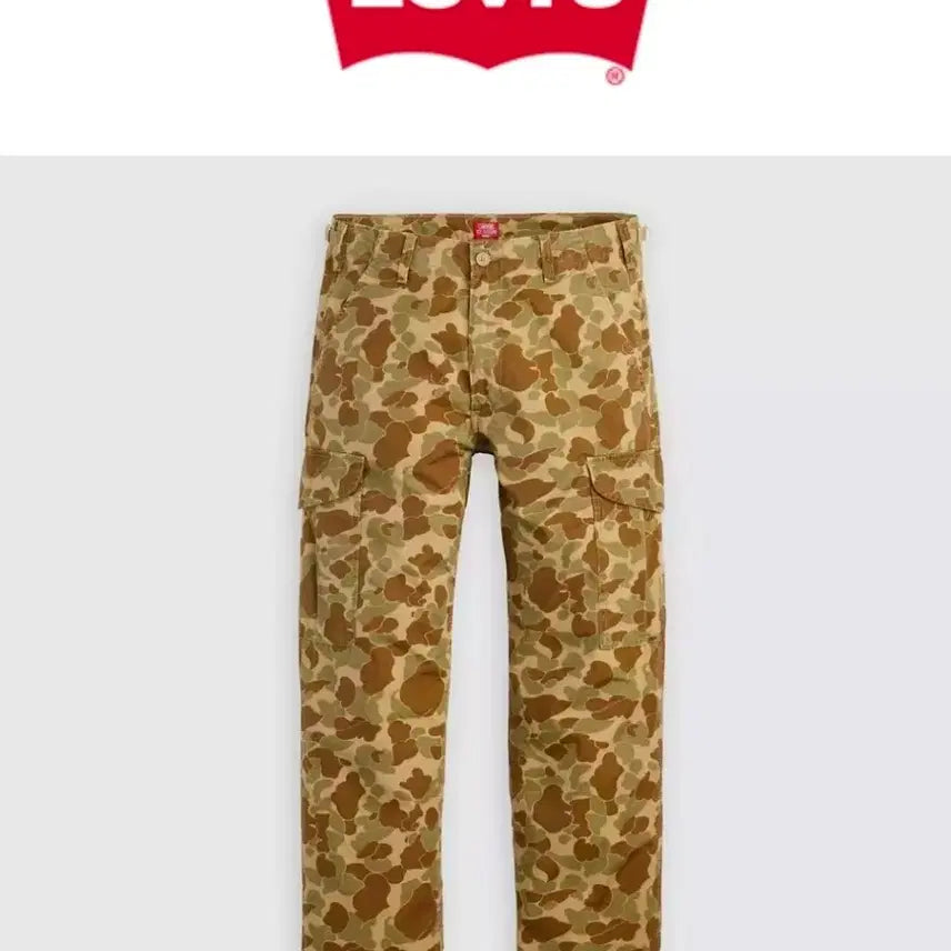 [BUNJANG] Levi's XX Cargo Baggy Camo Pants Size 31x30 / 리바이스 XX 카고 배기 카모 팬츠