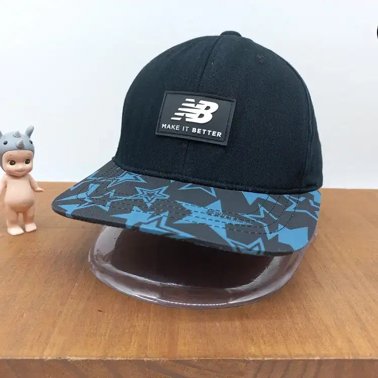 [BUNJANG] New Balance Kids Star Logo Snapback Hat Black / 뉴발란스 키즈 스냅백 모자 스타 블랙