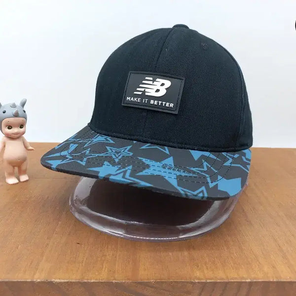 [BUNJANG] New Balance Kids Star Logo Snapback Hat Black / 뉴발란스 키즈 스냅백 모자 스타 블랙