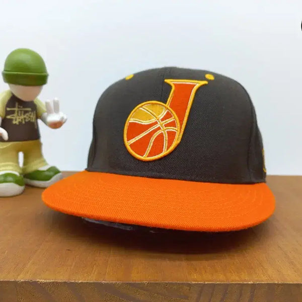 [BUNJANG] Rucker Vintage 1946 Hip Hop Hat / 힙합 모자 러커빈티지 1946 브라운 오렌지
