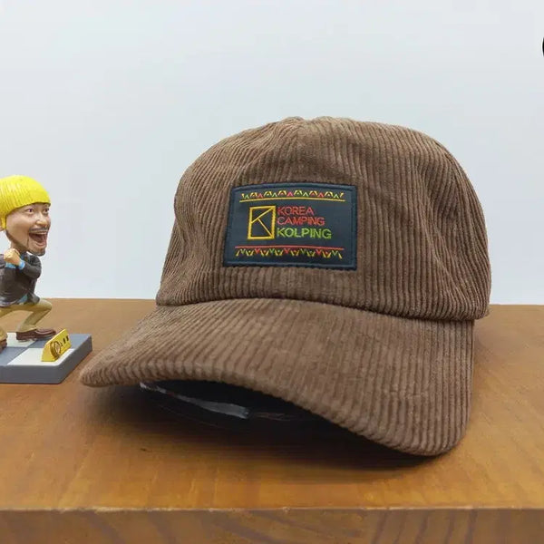 [BUNJANG] Kolping Unisex Corduroy Cap Hat Alio Brown / KOLPING 콜핑 공용 코듀로이 캡모자 알리오 브라운