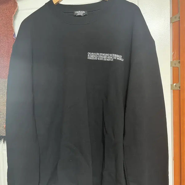 [BUNJANG] Calvin Klein x Raf Simons Sweatshirt / 캘빈클라인 라프시몬스 맨투맨 극미중고