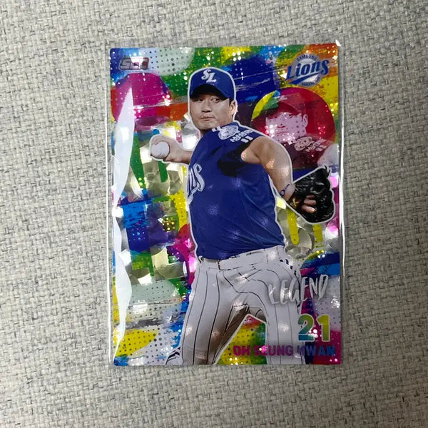 [BUNJANG] 2026 KBO SCC Official Samsung Lions Oh Seung-hwan Holo Parallel Card / 2026 kbo scc 오피셜 삼성 오승환 홀로페러렐