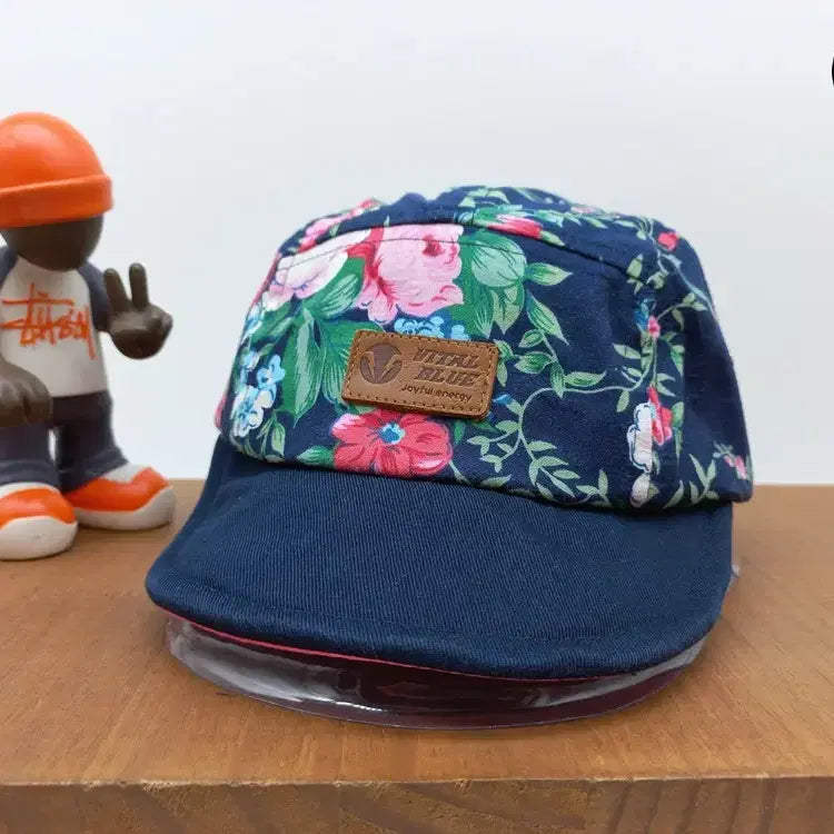 [BUNJANG] VITALBLUE Floral Multi Camp Cap / 꽃무늬 캠프캡 모자 바이탈블루 플로랄 멀티