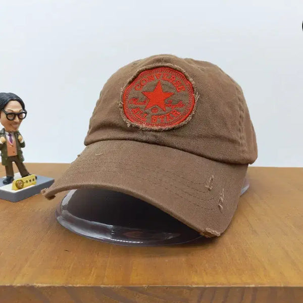 [BUNJANG] Converse All Star Vintage Cap Brown / 빈티지 모자 CONVERSE 컨버스 올스타 브라운