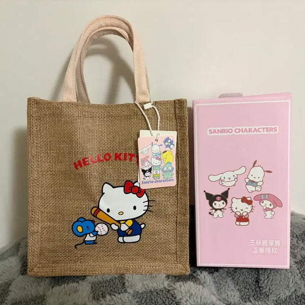 [BUNJANG] Hello Kitty Jute Eco Bag / 헬로키티 주트백 에코백