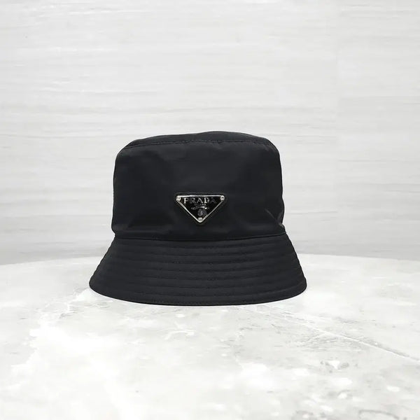 [BUNJANG] Prada Triangle Logo Nylon Bucket Hat - Size S / 프라다 삼각로고 나일론 버킷햇 S 1HC137