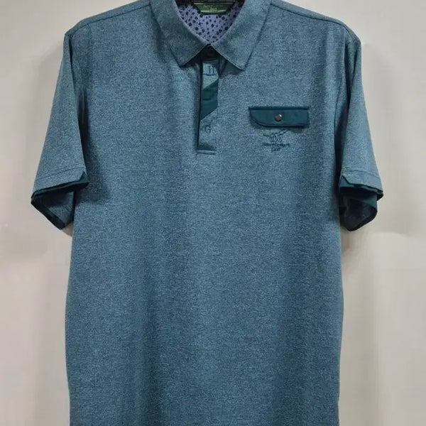 [BUNJANG] Henry Cotton's Men's Premium Polo Shirt - Size 110 / 헨리코튼골프 고급 폴로셔츠 남자 110싸이즈