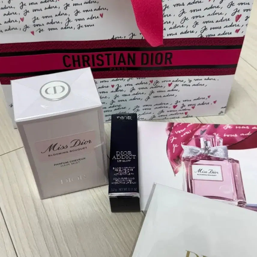 [BUNJANG] Dior Hair Mist + Lip Glow Set Bundle / 디올 헤어미스트+립글로우  세트 일괄