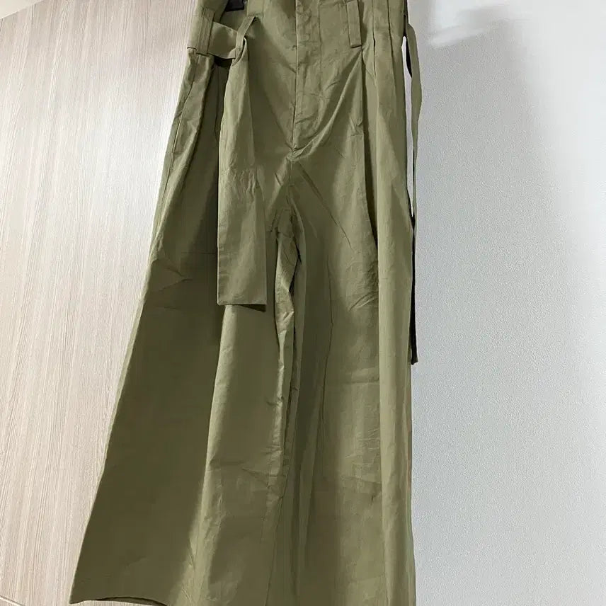 [BUNJANG] Zara Woman Khaki Wide Pants / (새상품)자라 우먼 카키색 와이드 팬츠