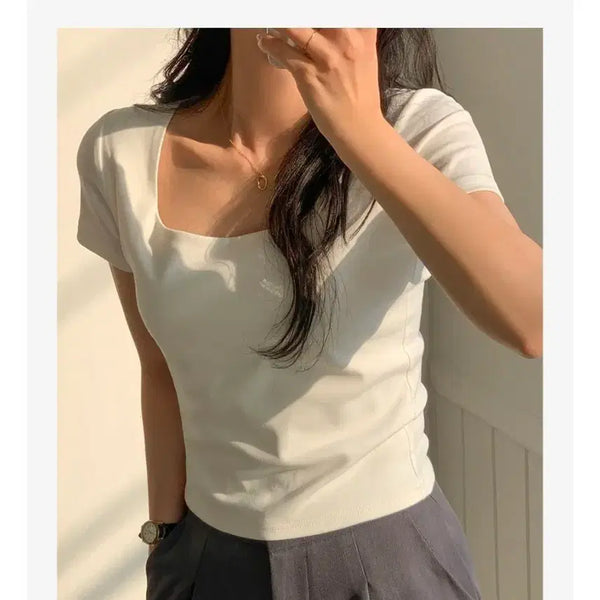 [BUNJANG] Diamant Short Sleeve T-Shirt / 디어먼트 반팔 에이블리 새상품