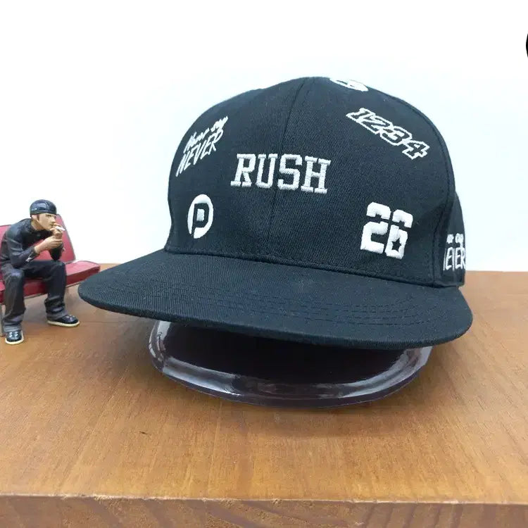 [BUNJANG] Capello Multi-Pattern Black Hip Hop Cap / 힙합 모자 capello 멀티 패턴 블랙