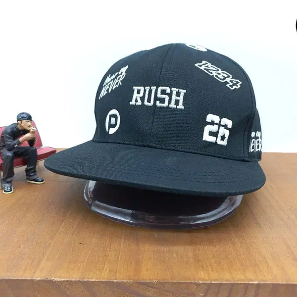 [BUNJANG] Capello Multi-Pattern Black Hip Hop Cap / 힙합 모자 capello 멀티 패턴 블랙