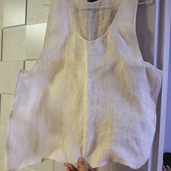[BUNJANG] Hemp Sleeveless Top for Men / 삼베 민소매 남성용