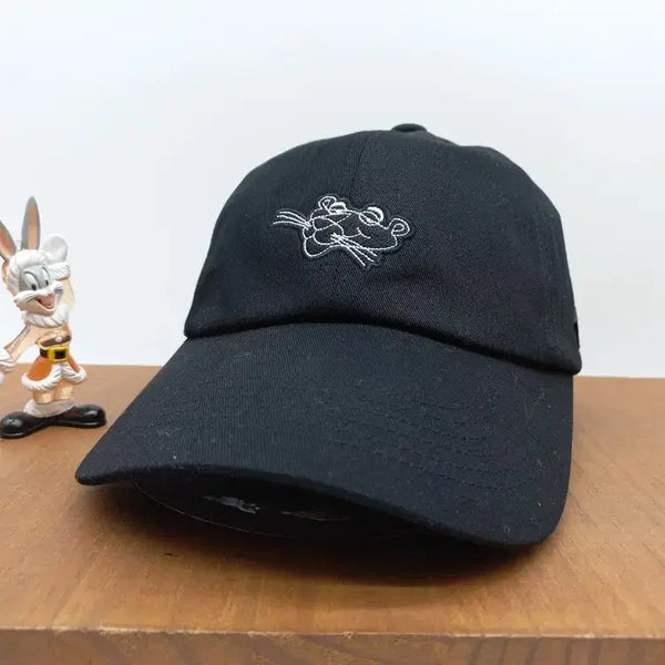 [BUNJANG] Stereo Vinyls x Pink Panther Collaboration Black Hat / [새상품]스테레오 바이널즈 x 핑크팬더 콜라보 모자 블랙