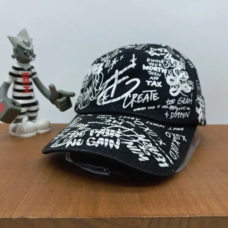 [BUNJANG] FLIPPER Graffiti Street Snapback Hat Multi Black / 그래피티 플리퍼 FLIPPER 스트릿 스냅백 모자 멀티 블랙