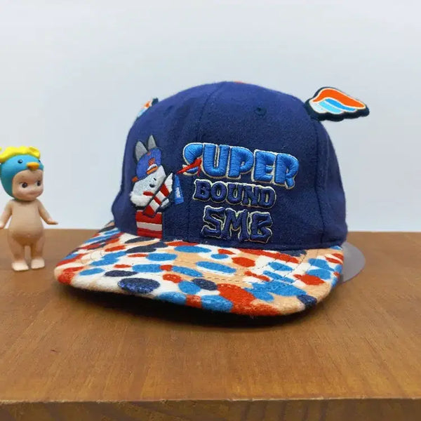 [BUNJANG] HAT'S ON Kids Superbound Navy Multi Camo Cap / 햇츠온 키즈 슈퍼바운드 네이비 멀티 카모