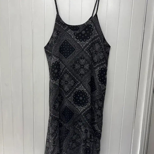 [BUNJANG] LeShop Paisley Pattern Sleeveless Maxi Dress M (66) / LeShop 르샵 페이즐리 패턴 나시 원피스 M(66)  마