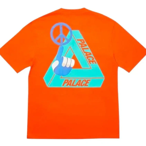 [BUNJANG] Palace Skateboards Tri-Smiler T-Shirt Red L (20SS) / [새상품/L] 팔라스 트라이스마일러 티셔츠 레드 (20SS)