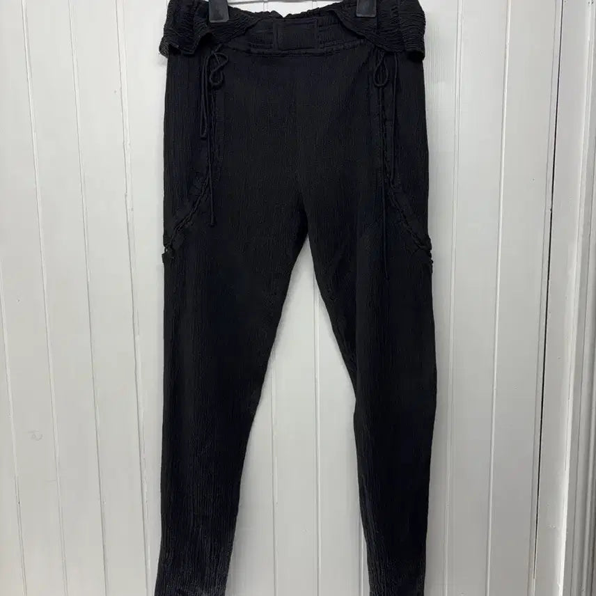 [BUNJANG] IRO Black Crinkle Pants Size 2 / IRO 이로 블랙 크링클 팬츠 사이즈 2(29~)  자