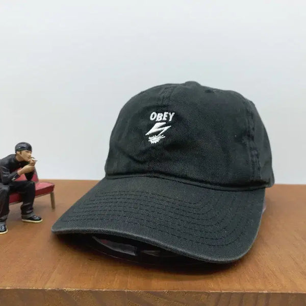 [BUNJANG] OBEY Simple Logo Ball Cap / 빈티지 모자 OBEY 오베이 심플 로고 볼캡