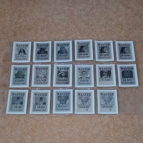 [BUNJANG] One Piece Wanted Poster Sticker (Tteubuseal) / 원피스 현상수배 띠부씰 1개 선택 현상금 스티커 원티드 홈플러스띠부씰