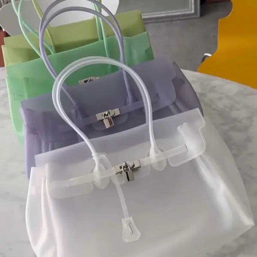 [BUNJANG] Jelly Birkin Bag TPU Material / 젤리버킨백 TPU소재